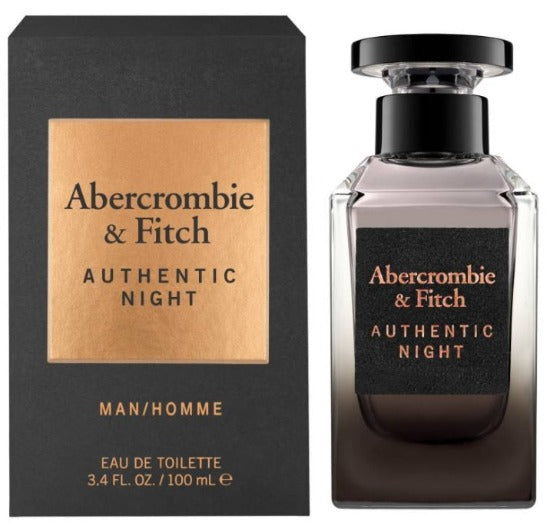 Authentic Night Man/Homme EDT 100 ML - Abercrombie & Fitch