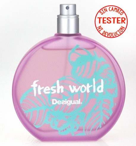 Desigual Fresh World Woman EDT 100 ML (Tester-Probador) - Desigual