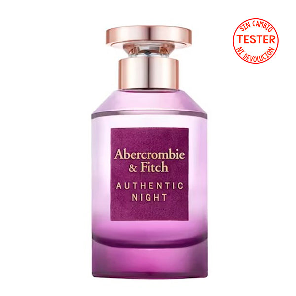 Authentic Night Femme EDP 100 ML (Tester-Probador) - Abercrombie & Fitch