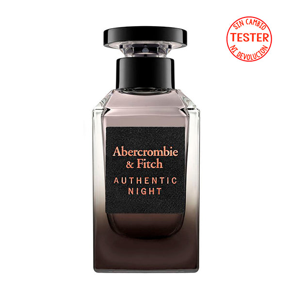Authentic Night Man/Homme EDT 100 ML (Tester) - Abercrombie & Fitch