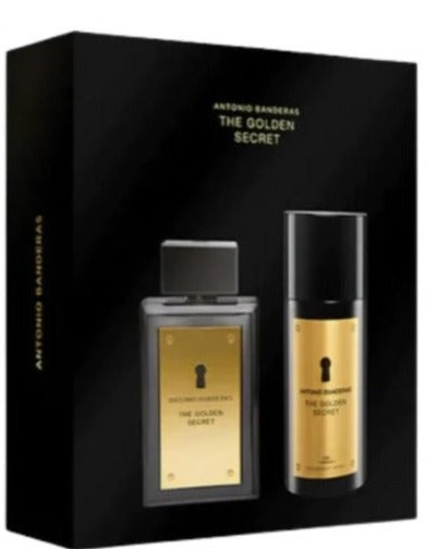 The Golden Secret EDT 100 ML + Deodorant Spray 150 ML Estuche - Antonio Banderas